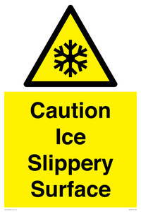 Caution Ice - Slippery Surface